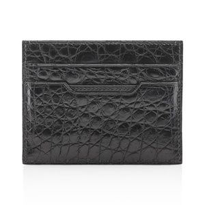 Crocodile Leather Card Holder